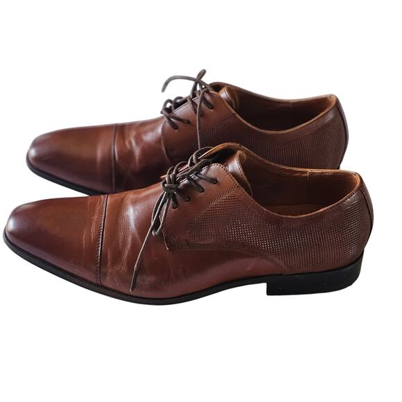 Florsheim Postino Cap Toe Oxfords, Brown Leather Shoes, Size 10D main image 10